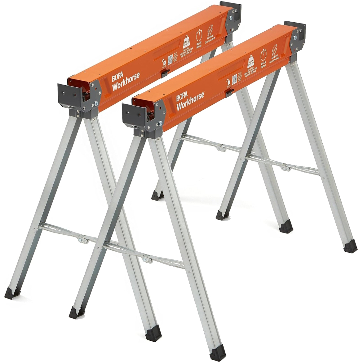 BORA PM-3350x2 Pair of Heavy Duty Workhorse with Foldable Legs