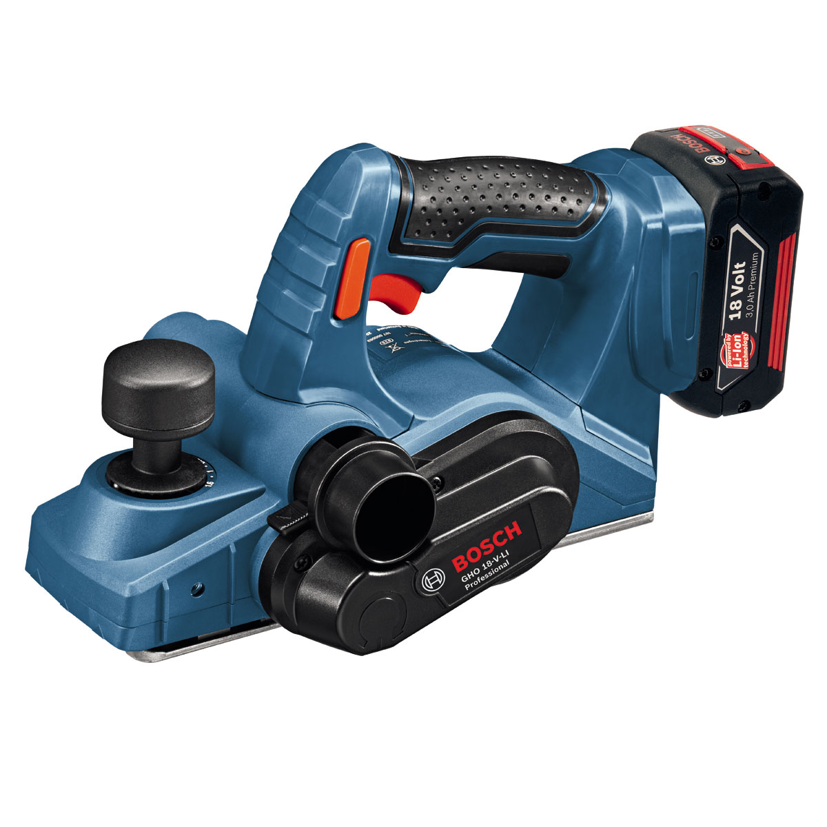 Bosch GHO18V-Li 18V Planer 2x5.0Ah in L-BOXX