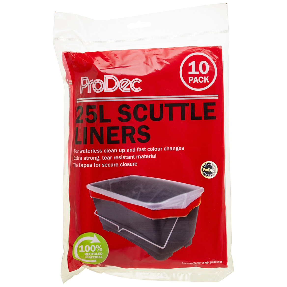 ProDec BPSLINER Disposable Liners for 25L Paint Scuttle (10 Pack)
