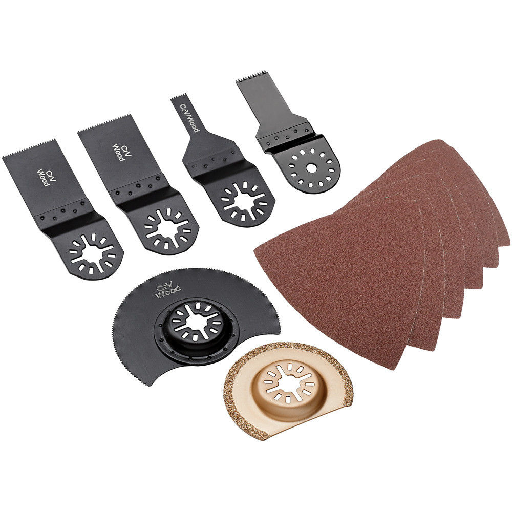 Clarke 6462205 12 Piece Multi Tool Accessory Kit For CMFT20Li