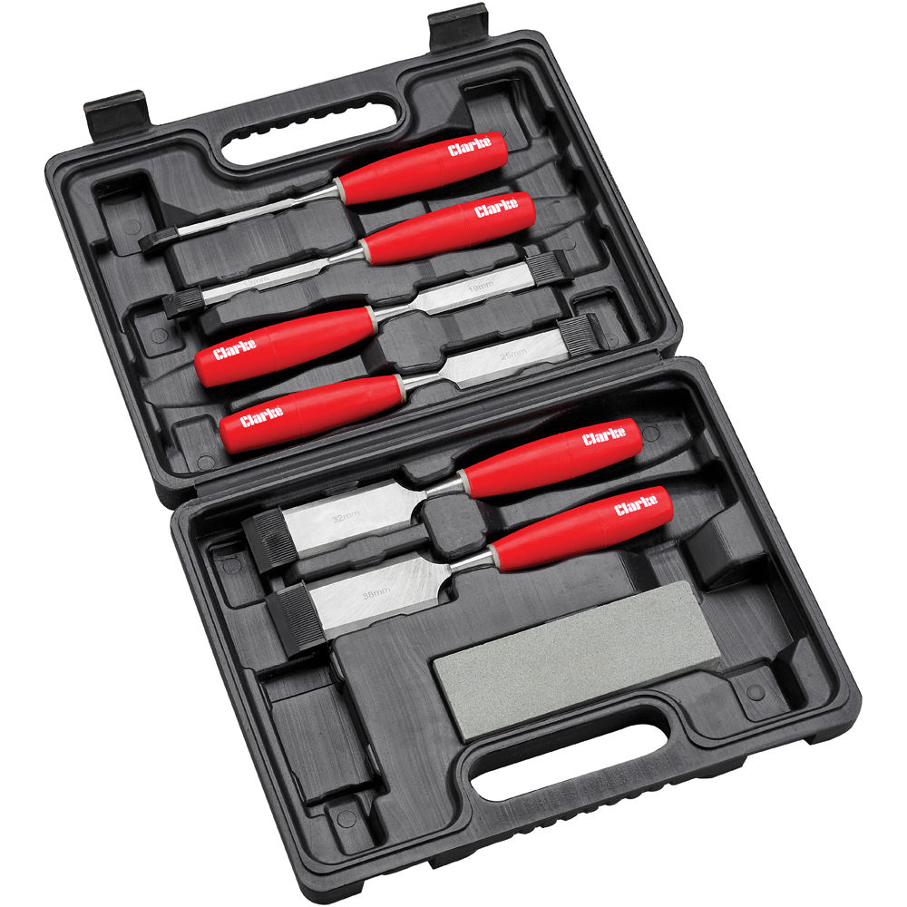Clarke 1801484 CHT484 Wood Chisel Set