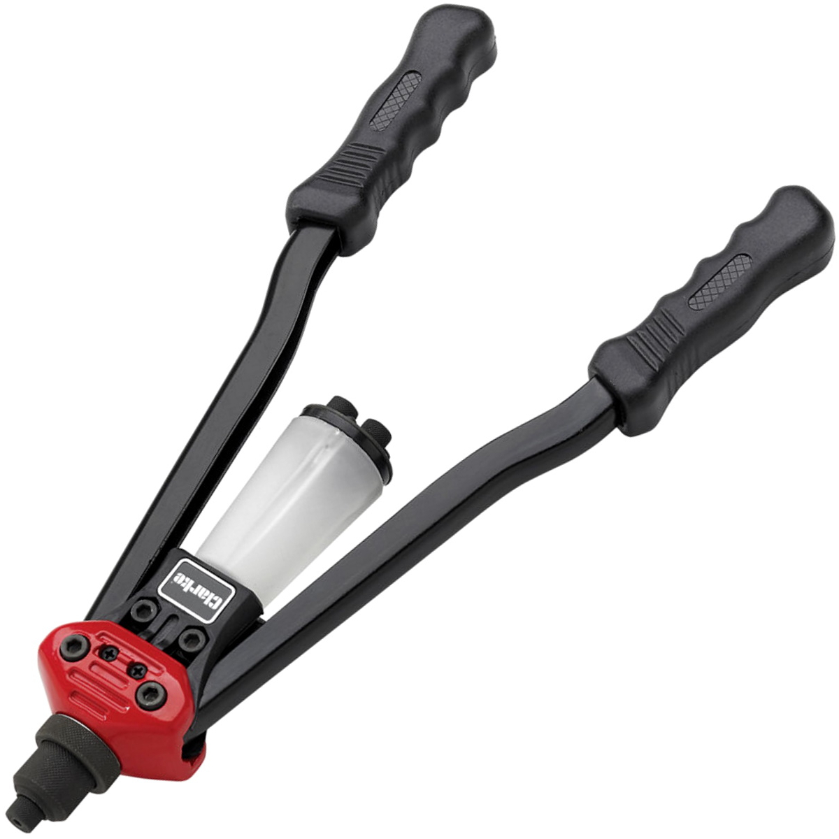 Clarke 1801878 CHT878 Long Arm Hand Riveter with Stem Collection Tank 
