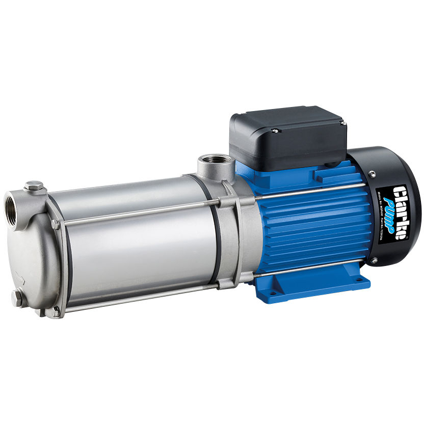 Clarke 7239204 MSP690 Stainless Steel Multi Stage Booster Pump 90Lpm 64m Head