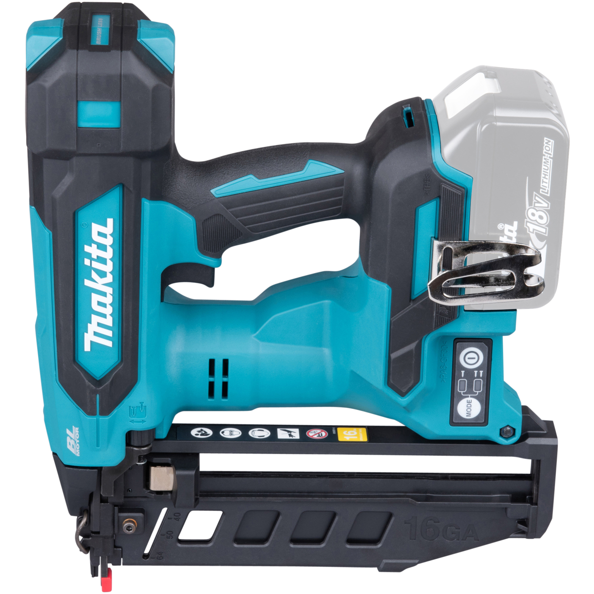 Makita DBN601ZJ Body Only 18V LXT Straight 16ga Finish Nailer