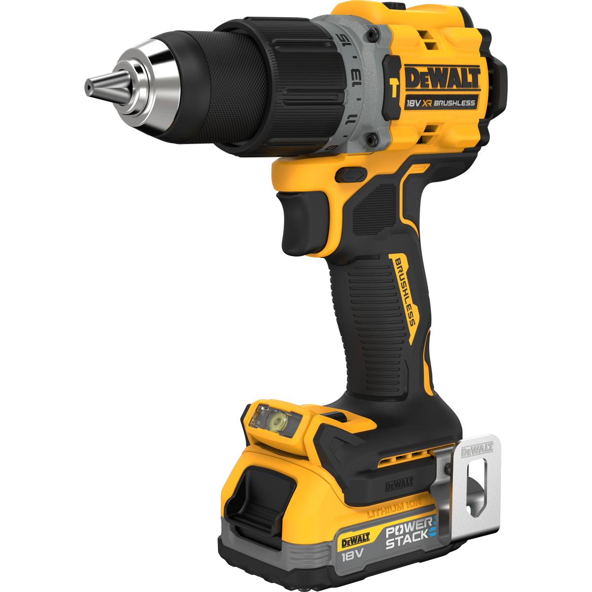 DeWalt DCD805E2T-GB 18V XR Combi Drill with 2x Powerstack Batteries in TSTAK