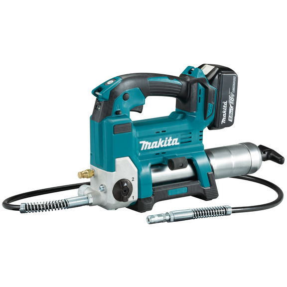 Makita DGP180RT 18V LXT Grease Gun with 1 x 5Ah Battery and Charger 69MPa