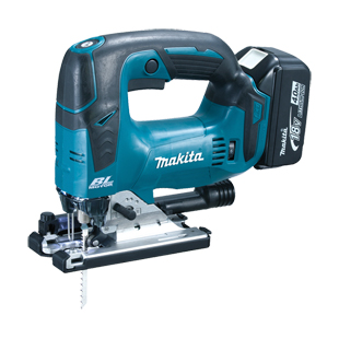 Makita DJV182RTJ 18V LXT Brushless Jigsaw with 2x 5.0Ah Batteries and Charger in Makpac Case