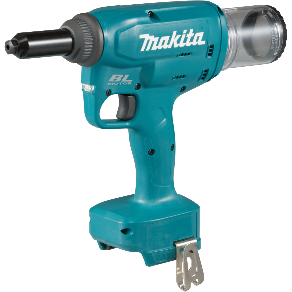 Makita DRV150Z 18V LXT Body Only Rivet Gun with 2.4-.4.8mm Nose Pieces