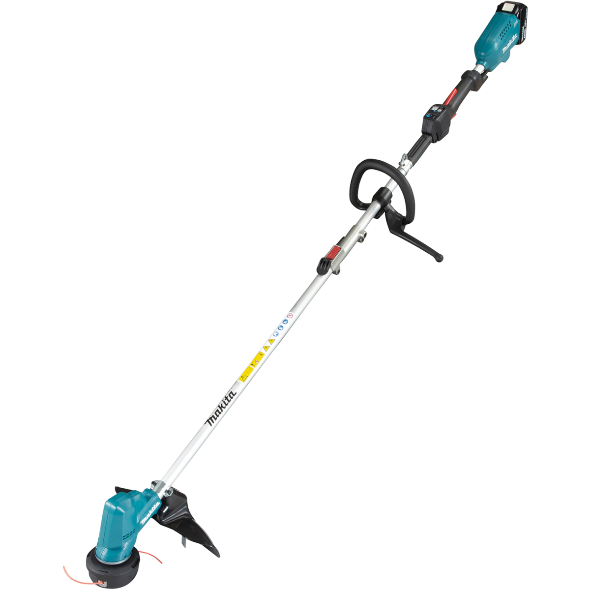 Makita Ex Display DUR191LRT8 18V LXT Brushless Split Shaft Linetrimmer with 1x 5.0Ah Battery and Charger