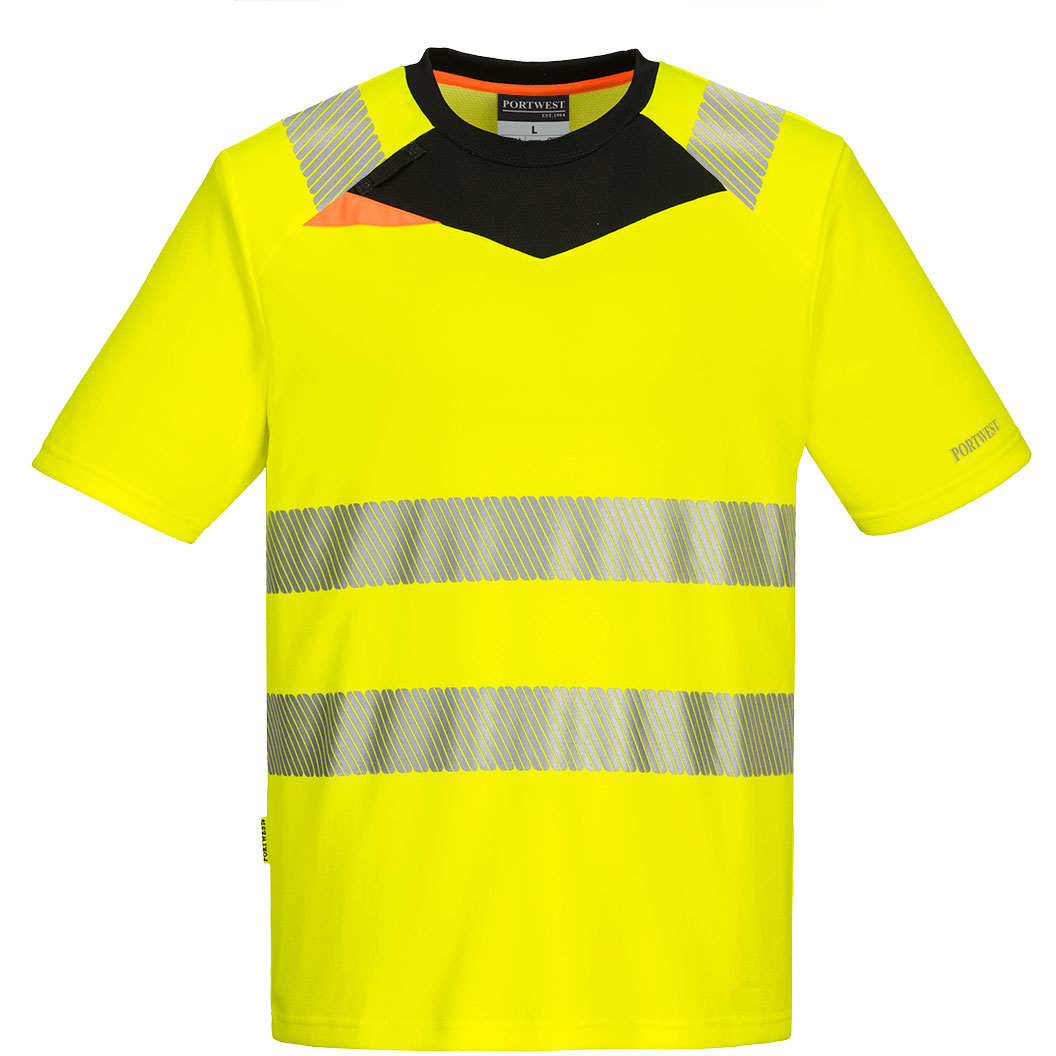 Portwest DX413 DX4 Hi-Vis T-Shirt Short Sleeve
