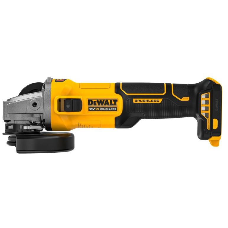 DeWalt DCG407N-XJ Body Only 18V XR Brushless 125mm Angle Grinder with Slide Switch