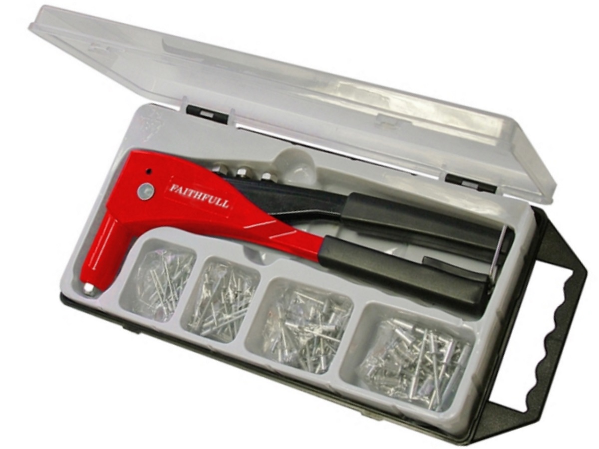 Faithfull FAIHDRKIT Heavy-Duty Riveter Kit