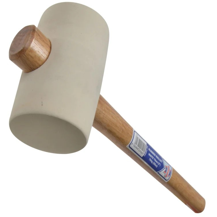 Faithfull FAIRMW3 Rubber Mallet - White 794g (28oz)