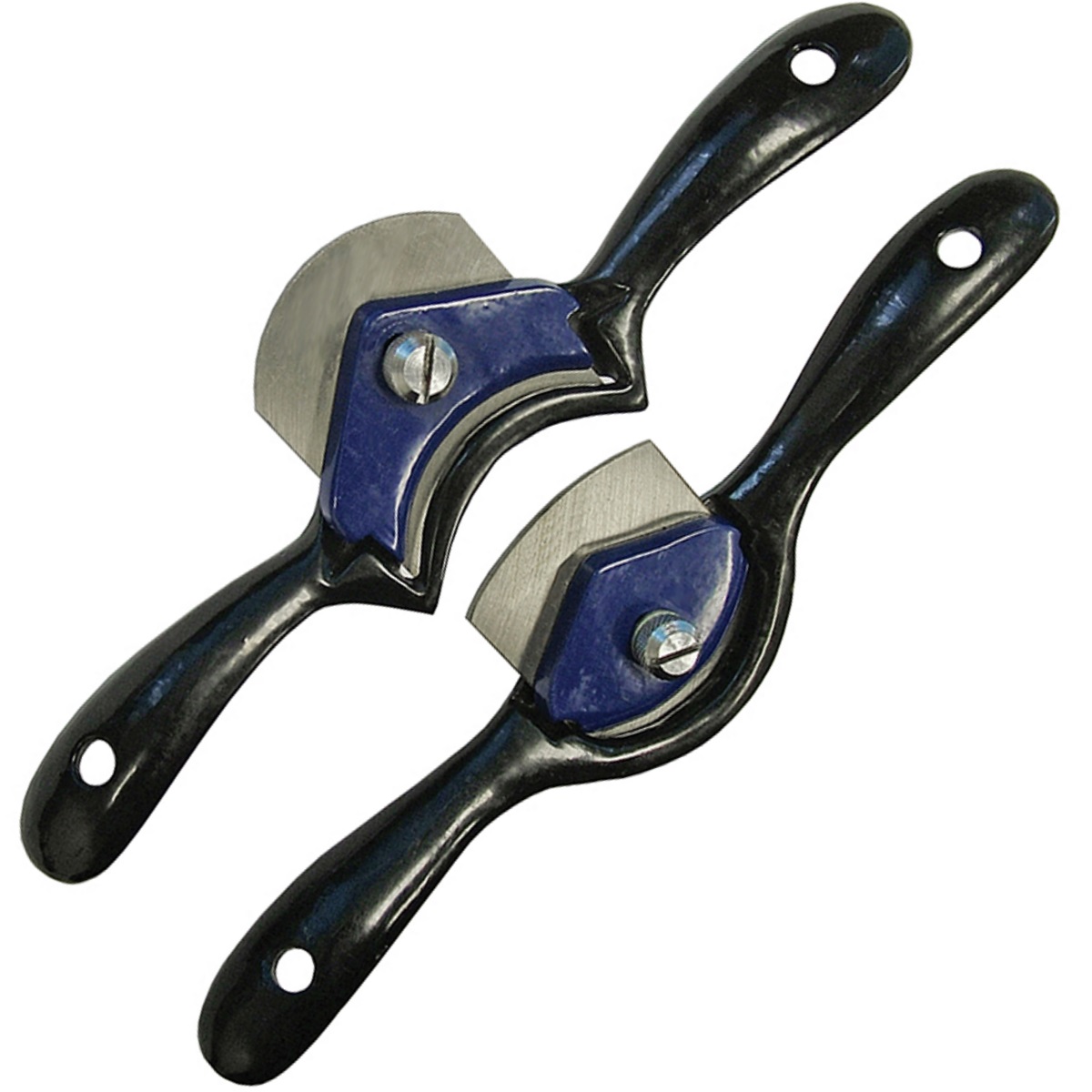Faithfull FAISSTWIN Spokeshave Twin Pack (1 Flat and 1 Round)