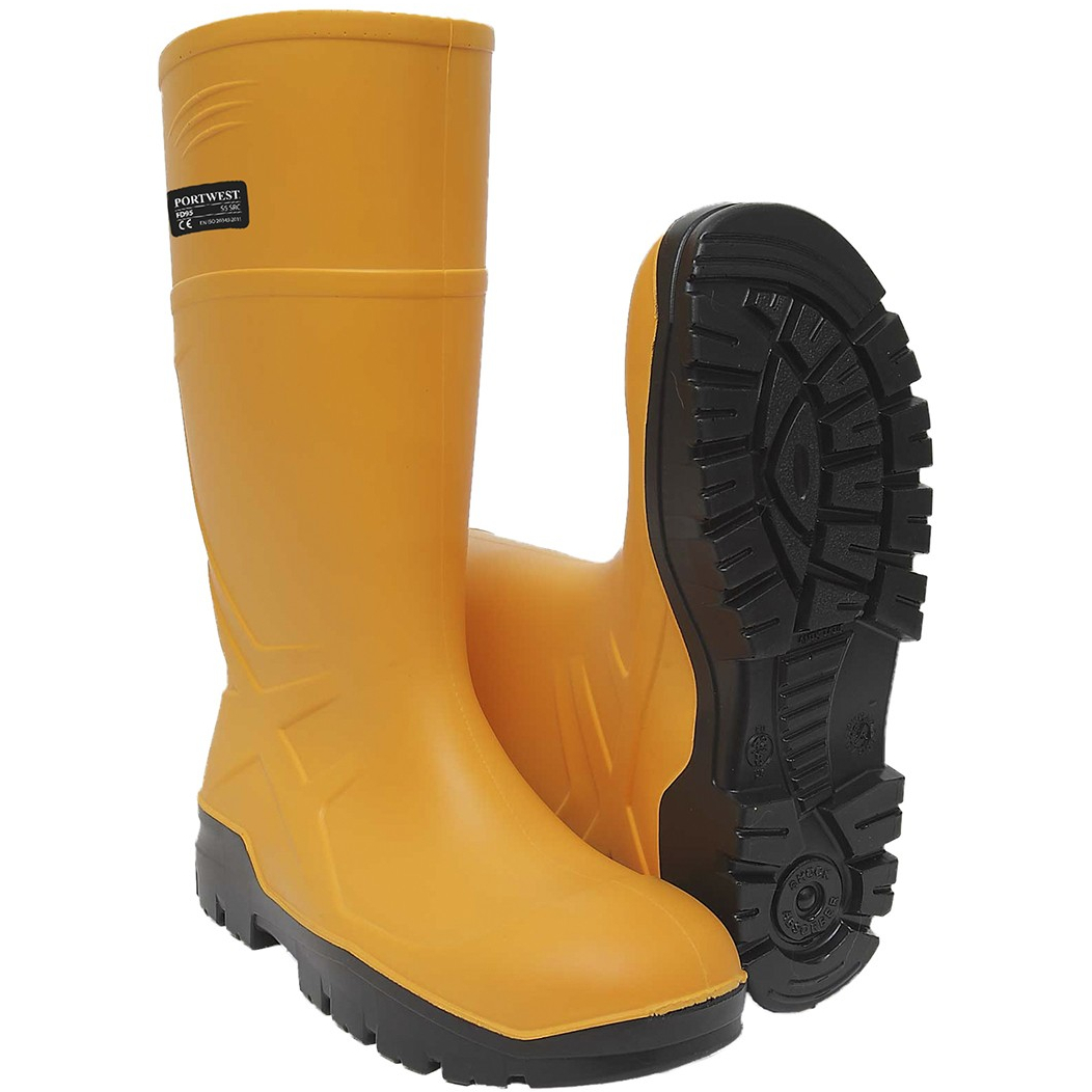 Portwest FD95 PU Safety Wellington S5 CI FO - Yellow