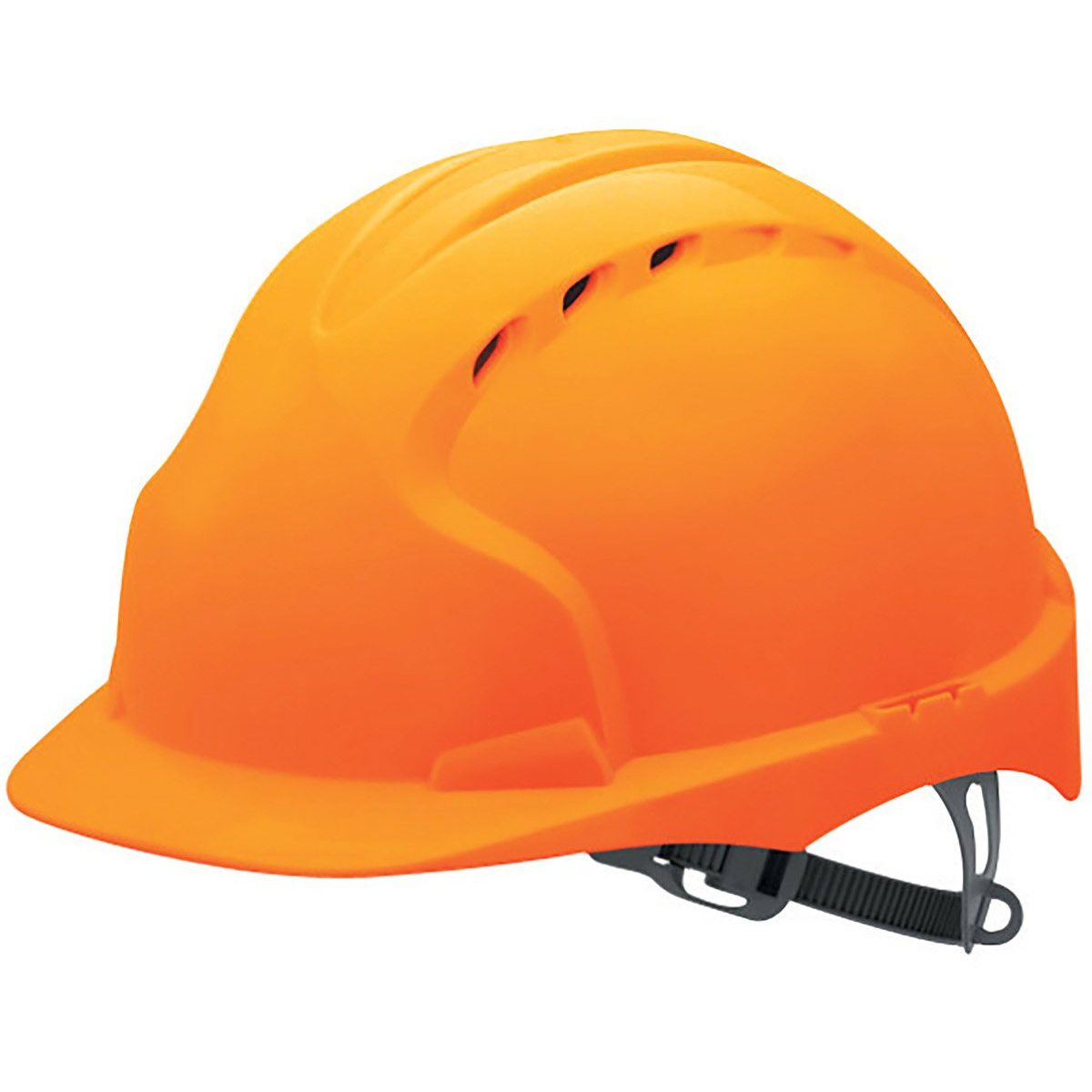 JSP EVO3 Orange Vented Slip-Ratchet Safety Helmet
