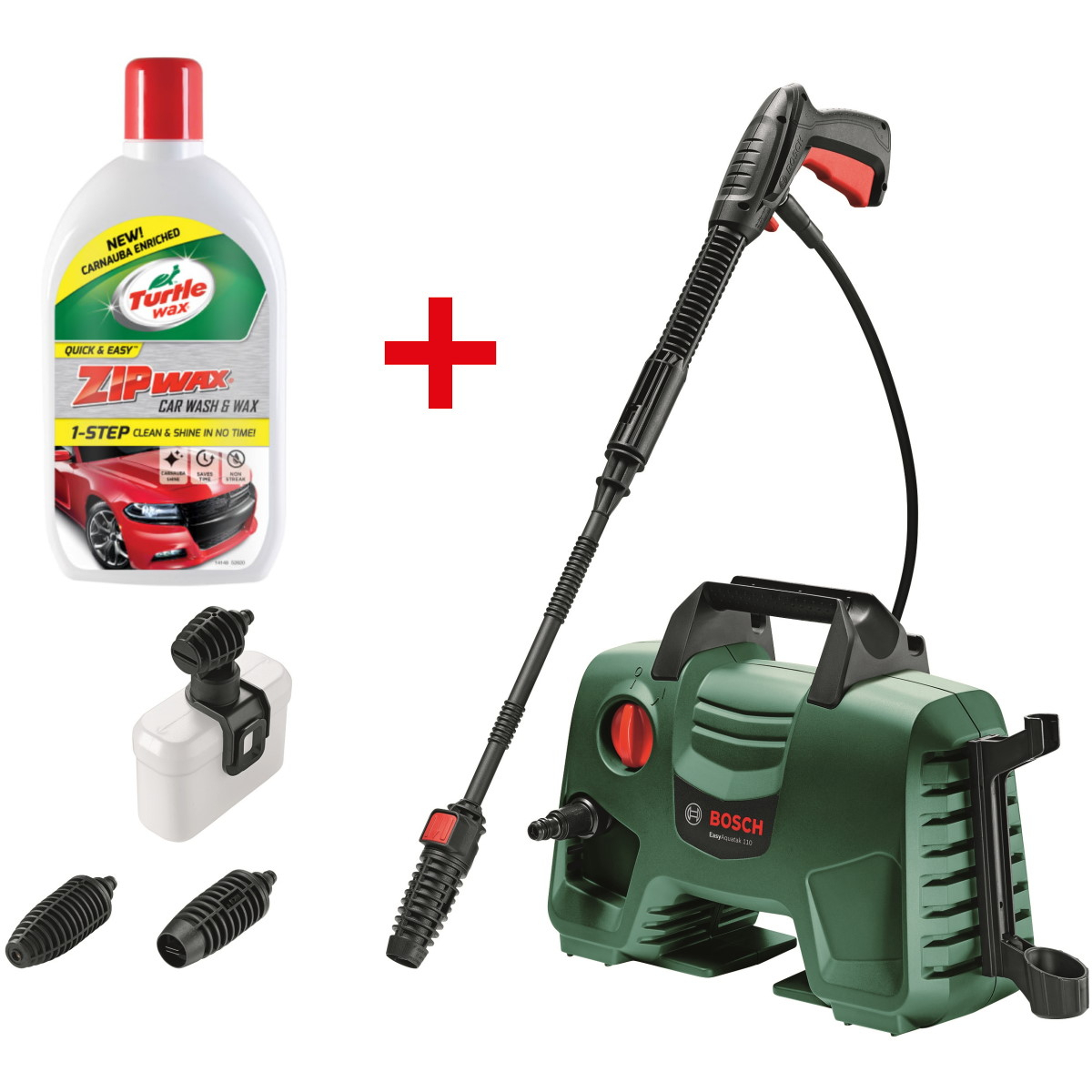Bosch EasyAquatak 110 1300W 110 Bar High-pressure washer with Wax Car Wash and Wax 1ltr