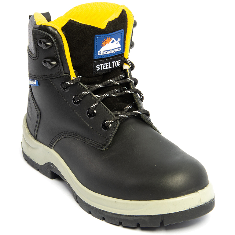 Himalayan 5240 Black Leather Safety Boots