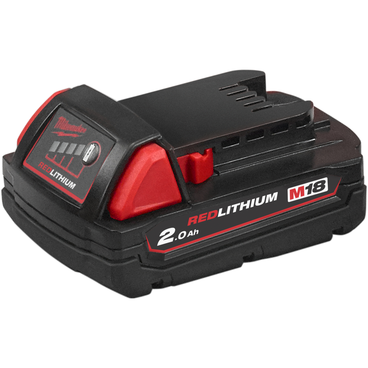 Milwaukee M18B 18V 2.0Ah Red Lithium Ion Battery