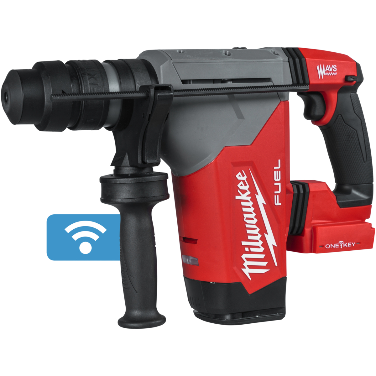 Milwaukee M18ONEFHPX-552X M18 Fuel One Key 4 Mode SDS Hammer Drill with Fixtec Chuck, 2x 5.5Ah Batteries, Charger and Carry Case