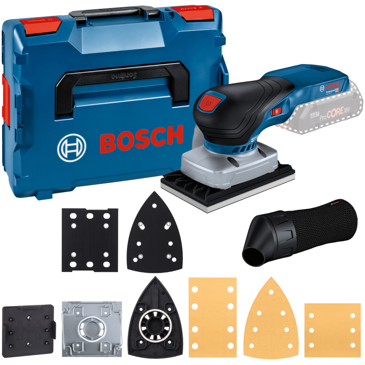 Bosch GSS 18V-13 Body Only 18v Orbital Palm Sander Brushless in L-Boxx