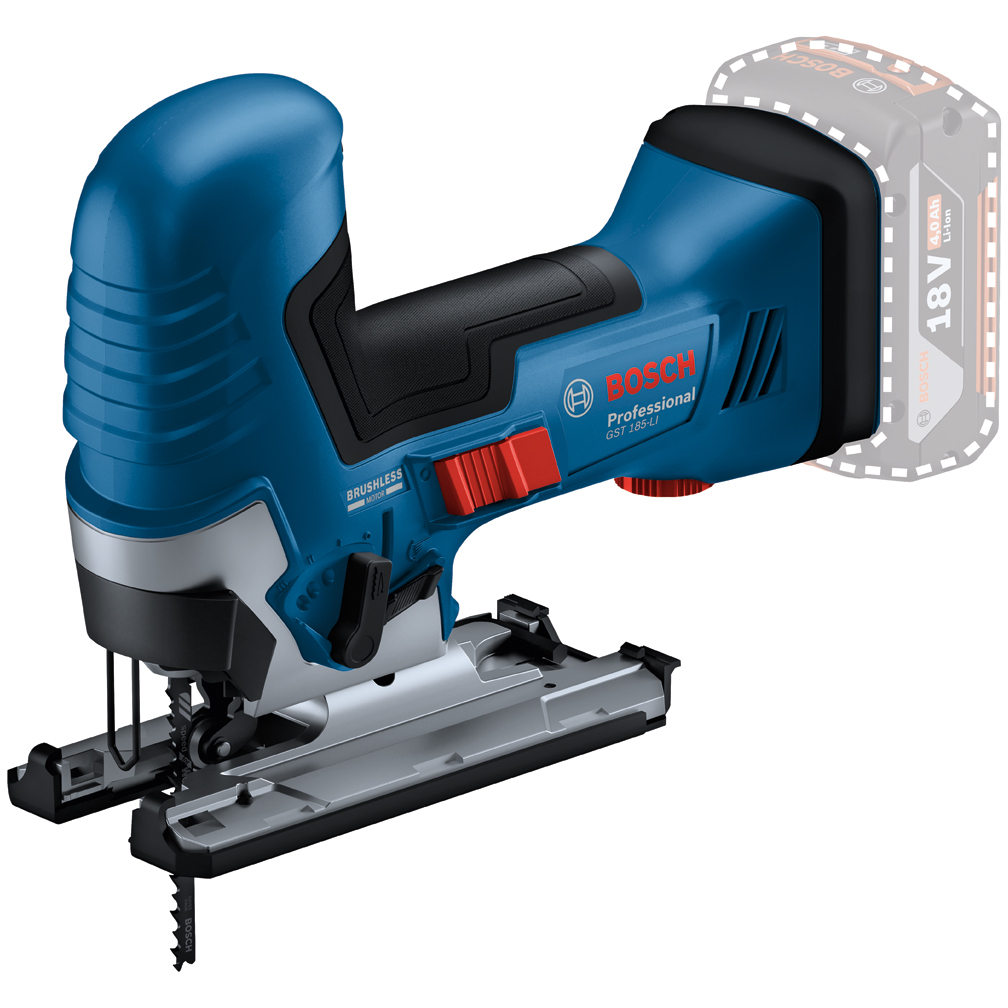 Bosch GST 18V-125 S Body Only 18v Body Grip Jigsaw 125mm Brushless in Carton