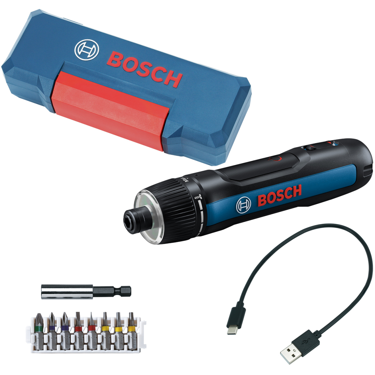 Bosch GO 3.6v Screwdriver with 8pc Accessory set