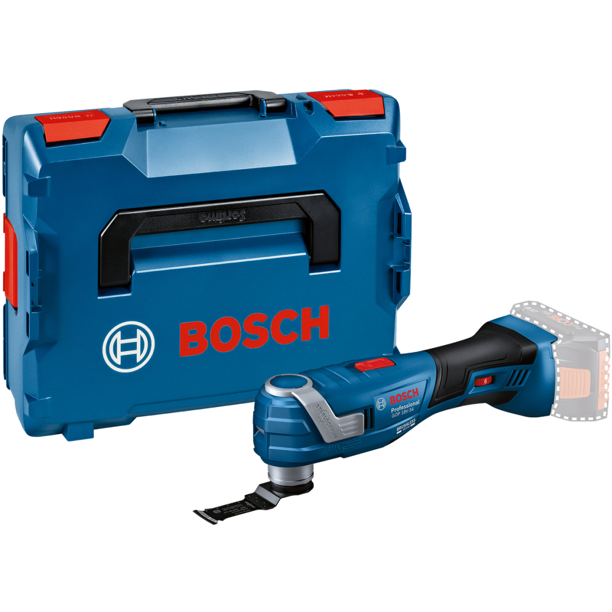 Bosch GOP 18V-34 Body Only 18v Starlock Plus Multi Cutter Brushless in L-Boxx