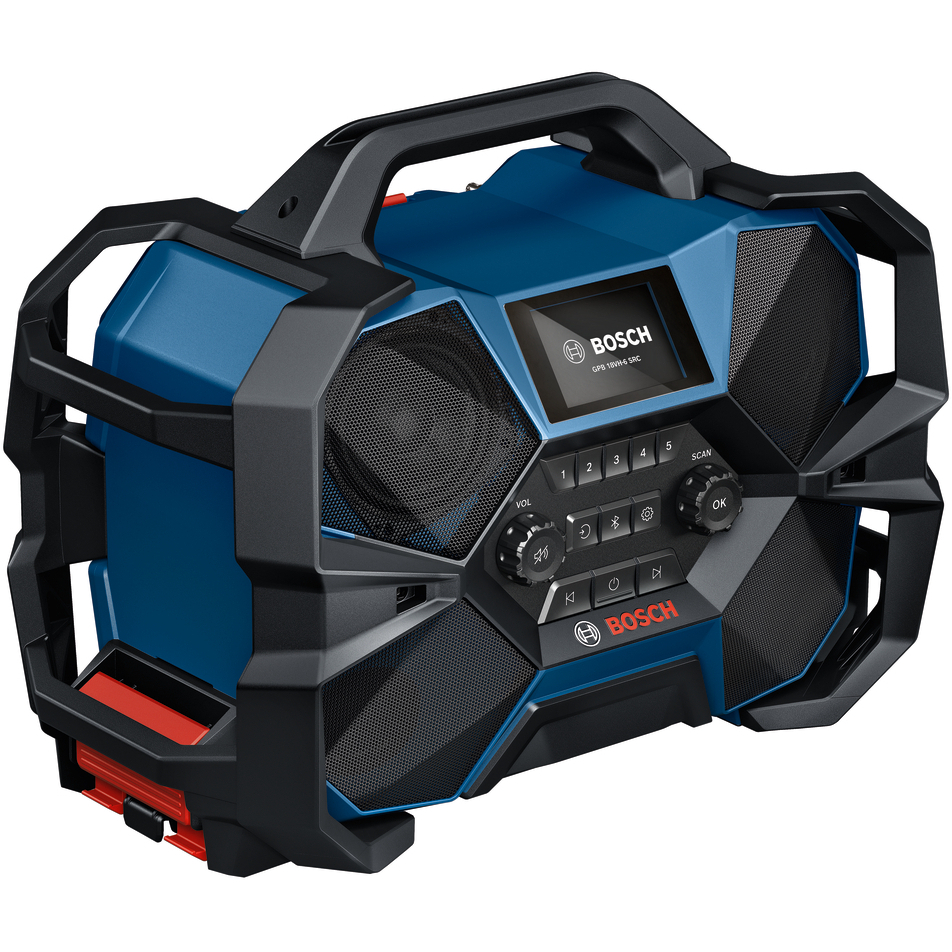 Bosch GPB 18VH-6 SRC 12V/18V/230V Body Only Bluetooth Speaker & FM/DAB+ Radio with Subwoofer