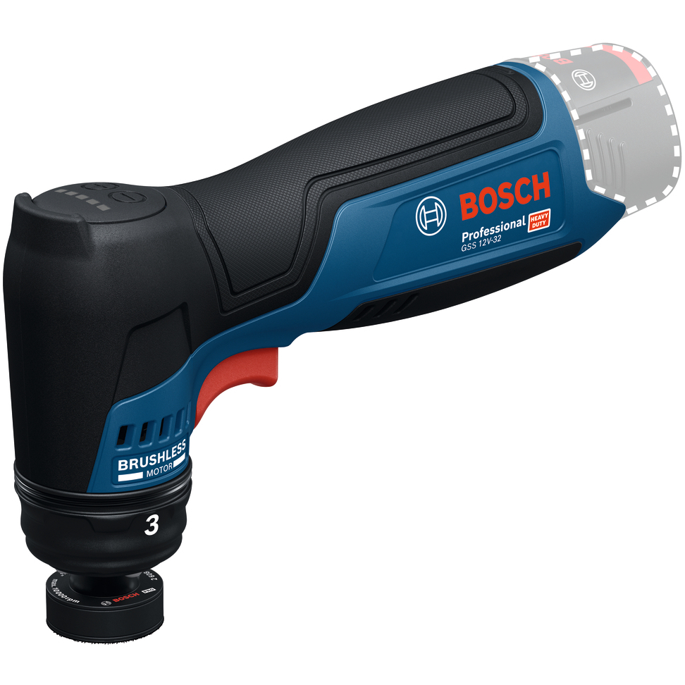 Bosch GSS 12V-32 12v Body Only Spot Repair Orbital Sander in Carton
