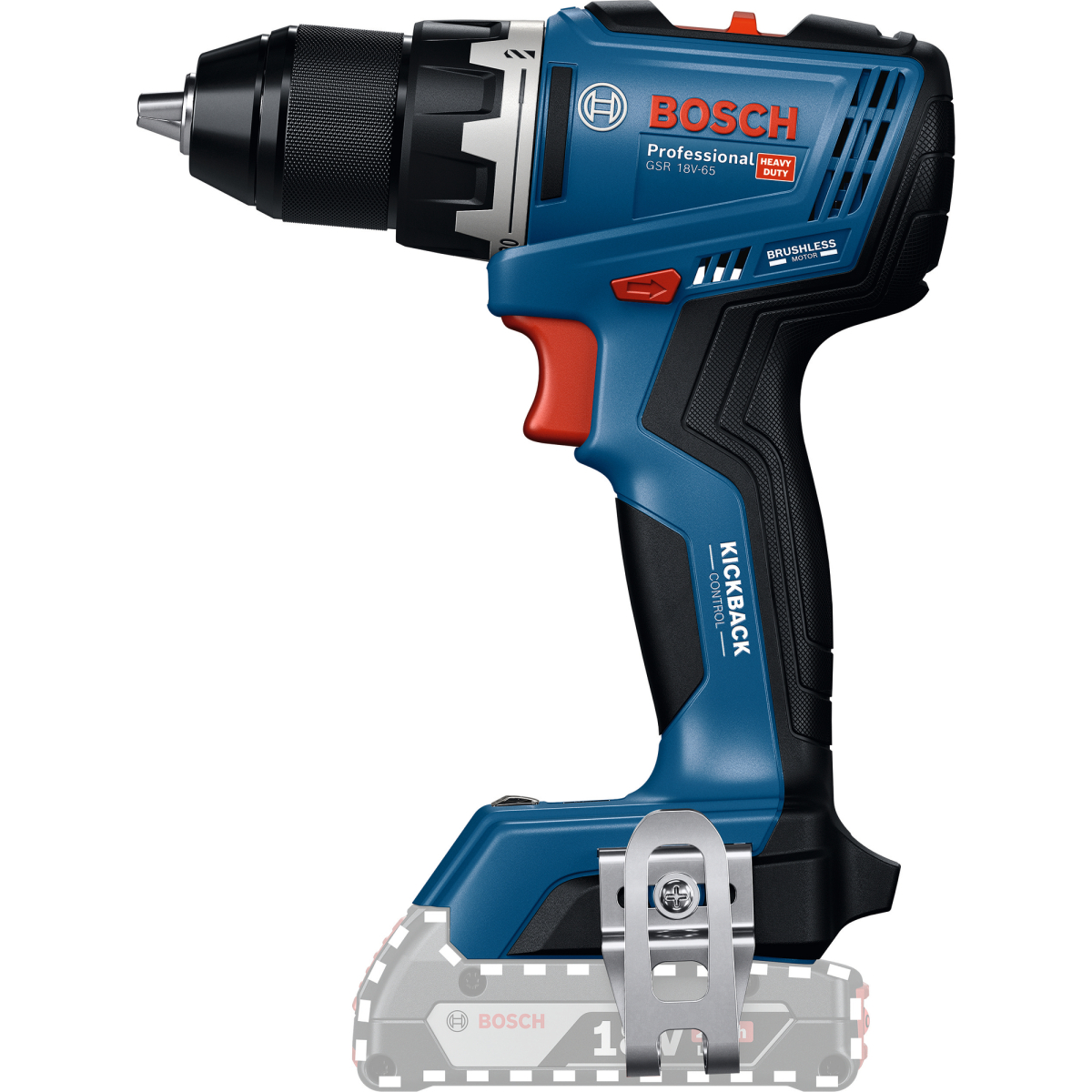 Bosch GSR 18V-65 18v Body Only Drill Driver Brushless in Carton