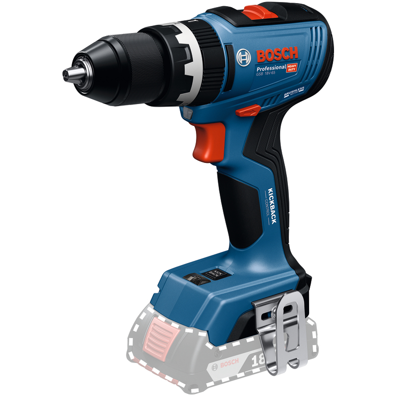 Bosch GSB 18V-65 18v Body Only Combi Drill Brushless in Carton