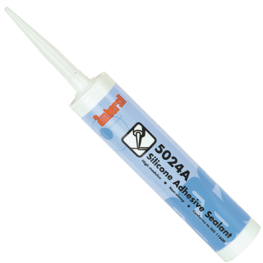 Ambersil 31753 5024A Silicone Sealant Silver Grey 310ml