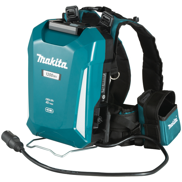 Makita PDC1200A01 LXT/XGT Li-Ion Portable Power Pack for UB001CZ - Includes Harness, Charger (DC4001) & Battery Adapter (18Vx2) 