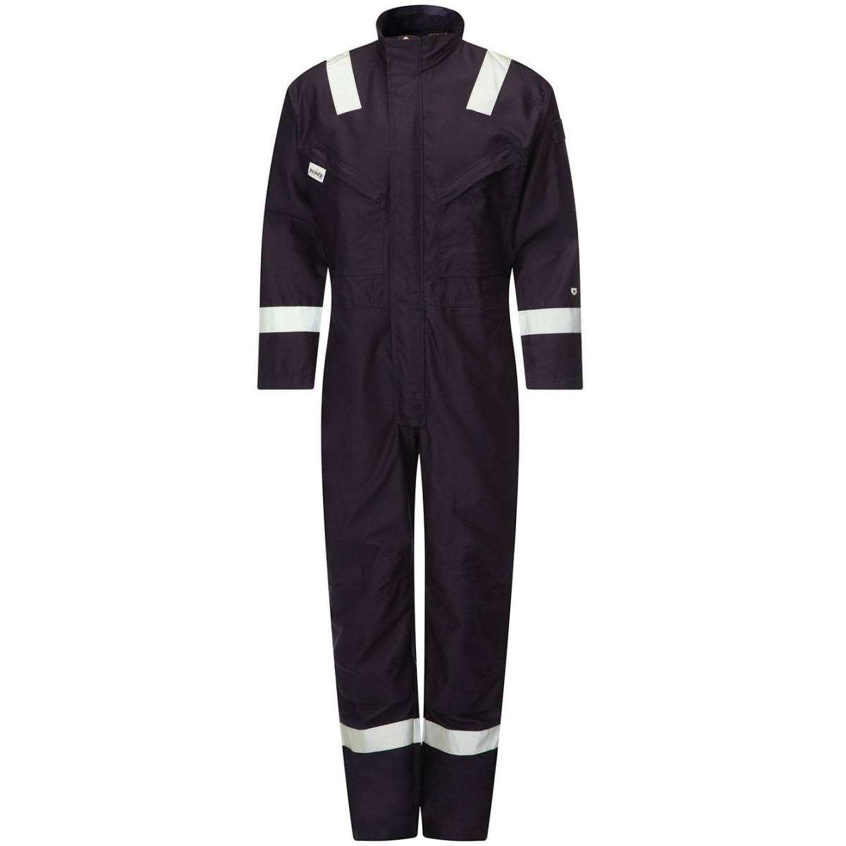Pion&eacute;r FRASARCCOV Flame Retardant Anti-Static Arc Protection Coverall - Navy Blue - 36"
