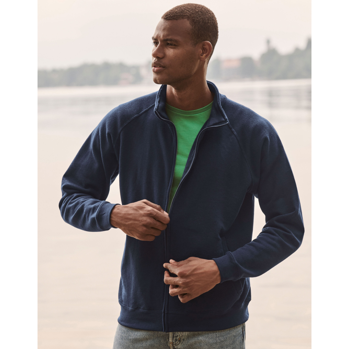 Fruit Of The Loom 62230 Men's Classic Sweatshirt Jacket