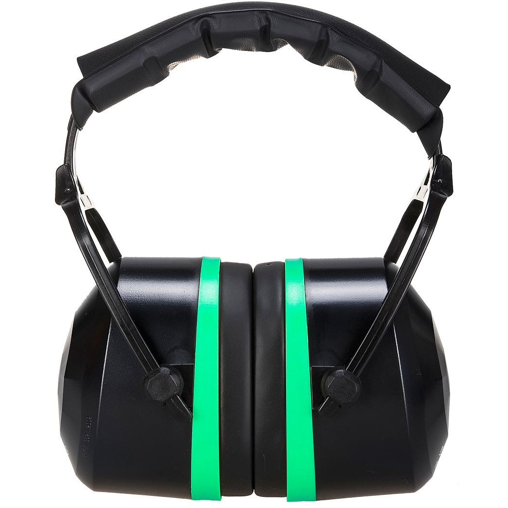 Portwest PS44 Top Ear Muff Hearing Protection (SNR 33dB) - Black