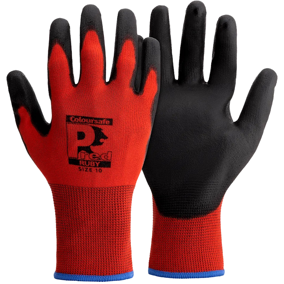 Predator PUPL Coloursafe Pred Ruby Red PU Gloves 4141A