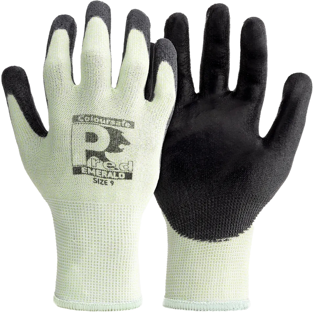 Predator PUUH-13 Emerald PU Coated Glove Green 4X43C - Size 10