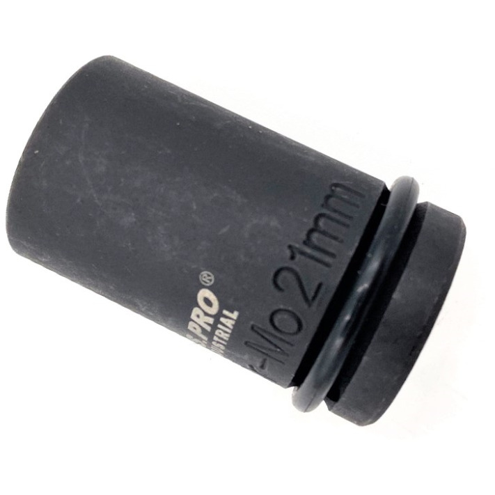 US Pro Scaffolders Impact Socket 21mm x 52mm with O ring and Pin - 1/2" Square Drive 
