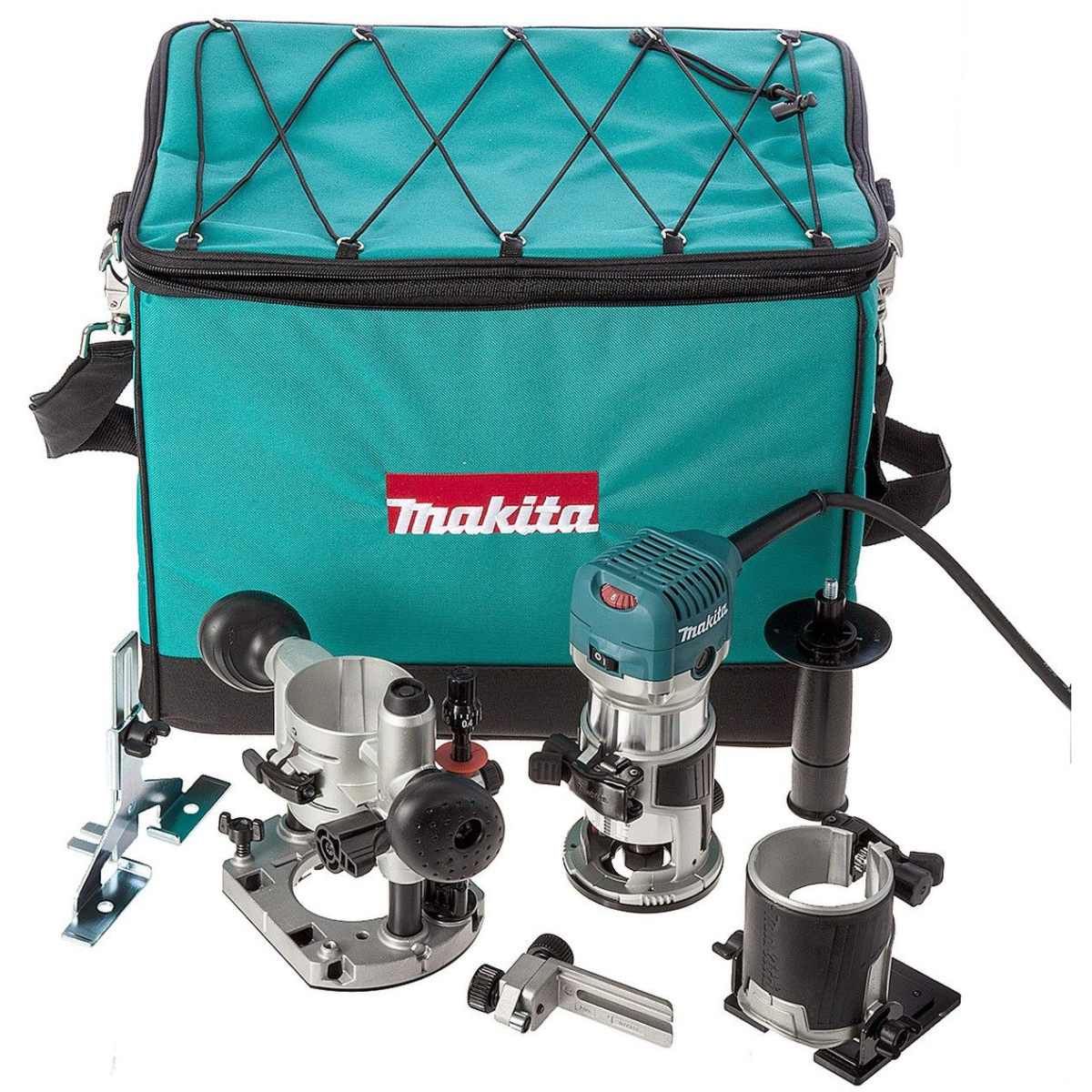 Makita RT0700CX2 110V Combination Router/Trimmer + Bases 700W