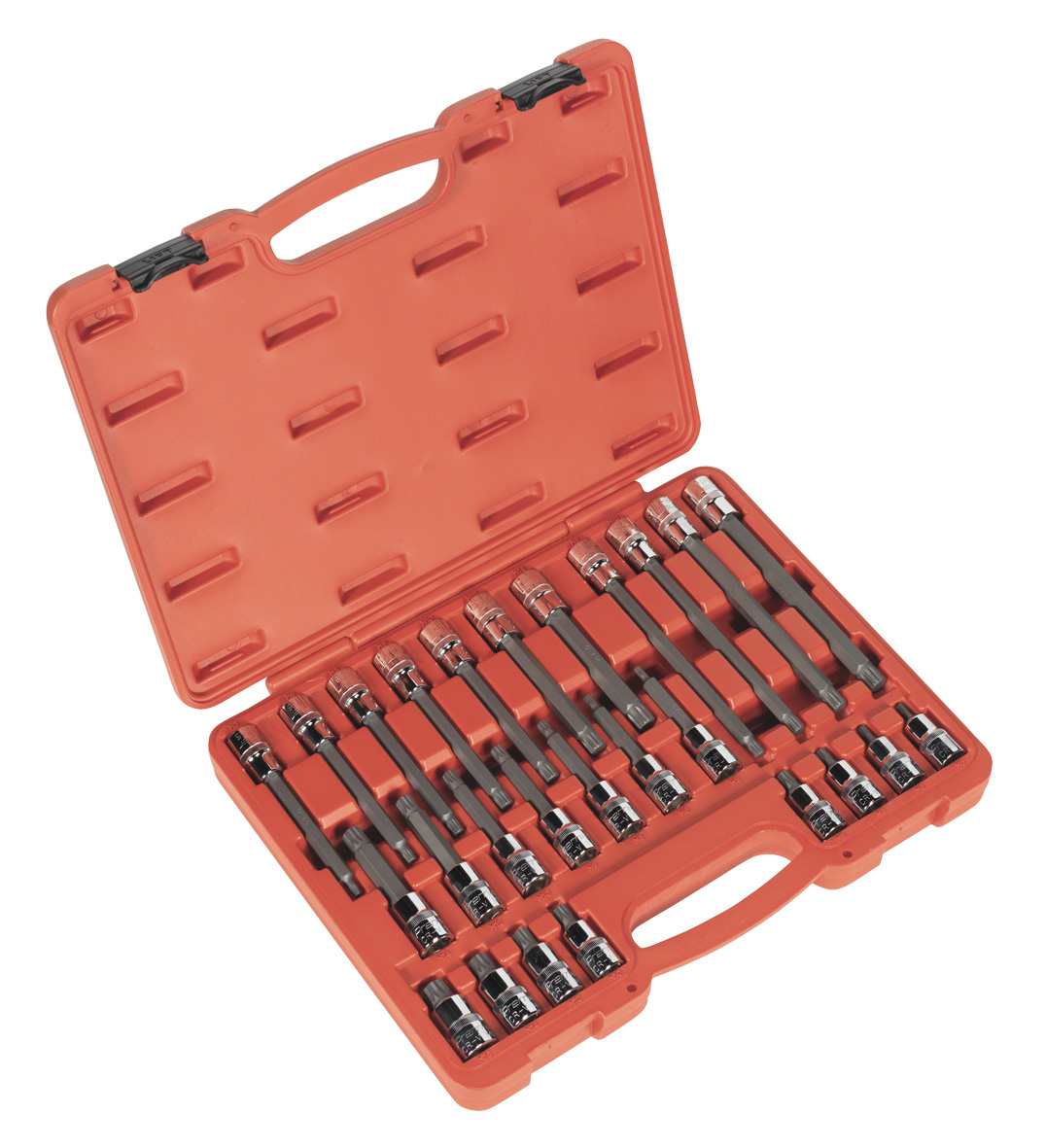 Sealey AK2195 Spline Bit Socket Set 26 Piece 1/2" Drive