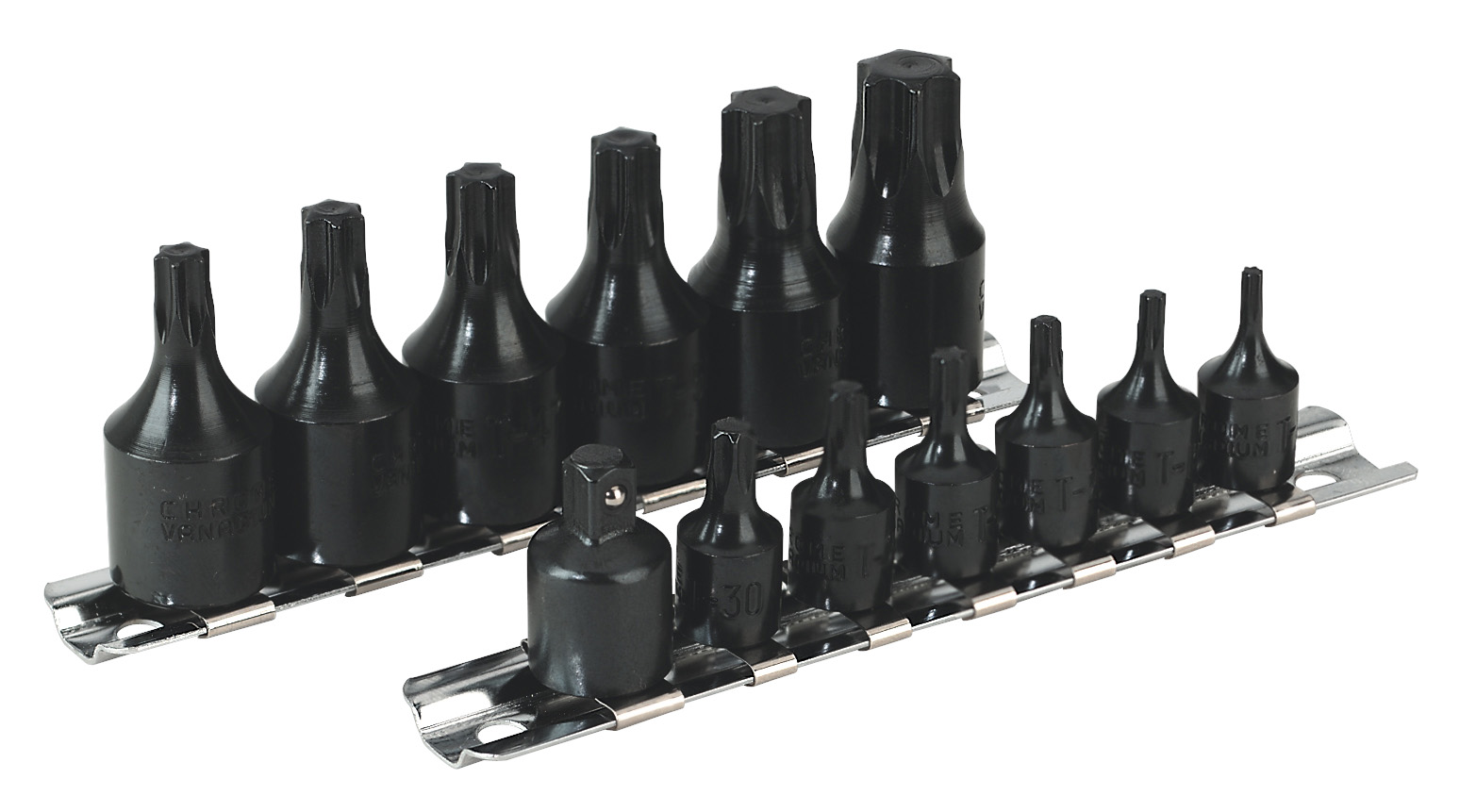 Sealey AK5584 Impact TRX-Star Socket Set 13 Piece (Torx) 1/4" & 3/8" Drive