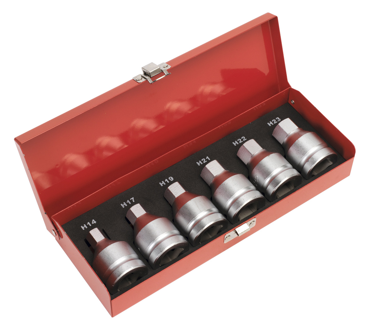 Sealey AK6217 Hex Socket Bit Set 3/4" Drive 6 Piece