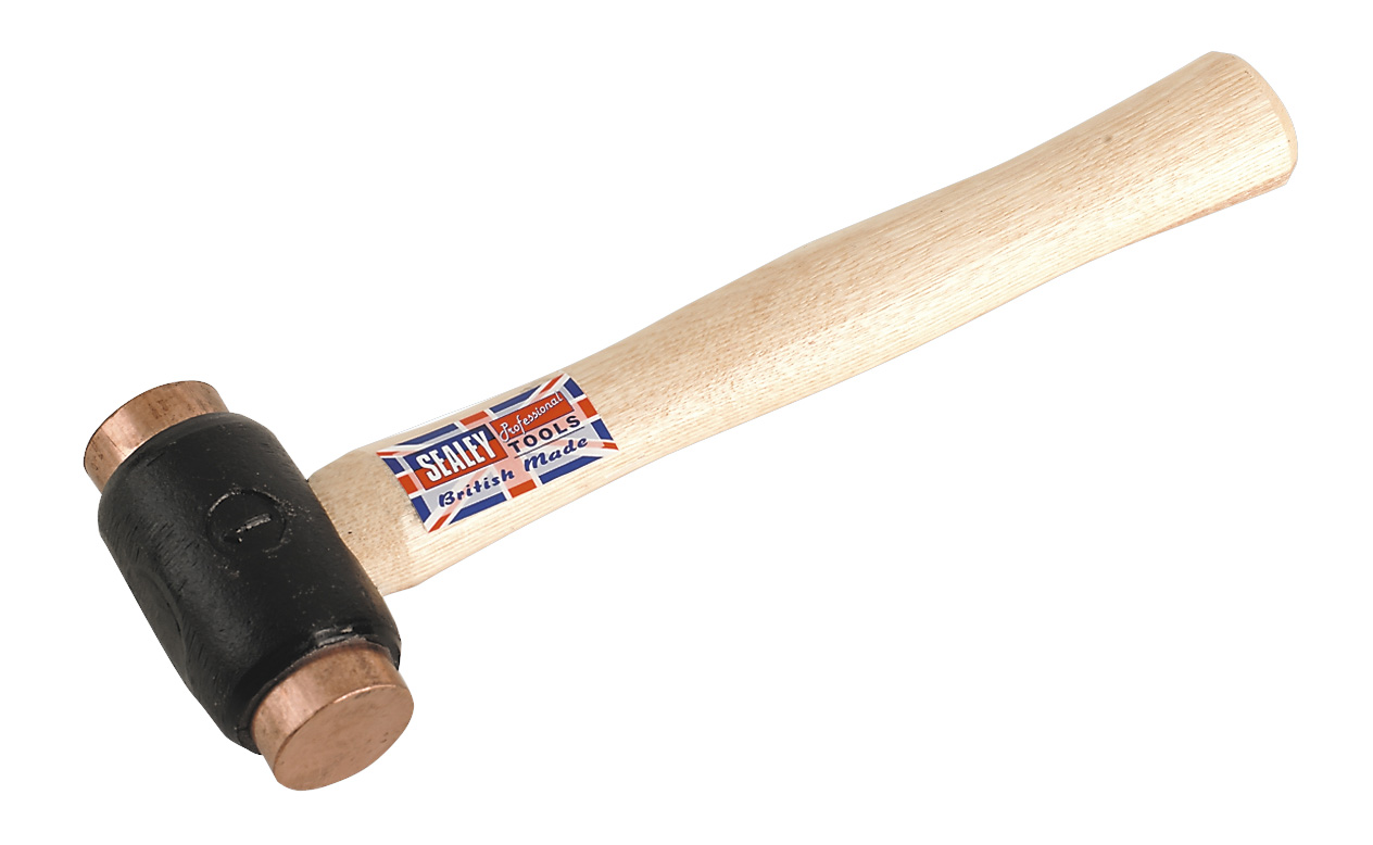Sealey CFH02 Copper Faced Hammer .79kg (1.75lb) Hickory Shaft