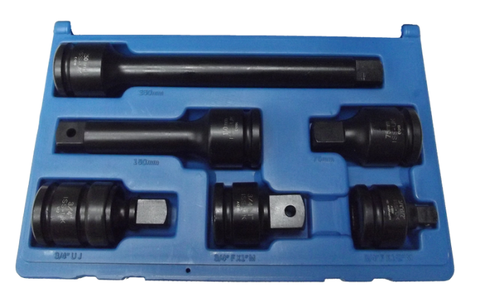 ISS SET12ACC 3/4" Drive 6 Piece Impact Accessory Set