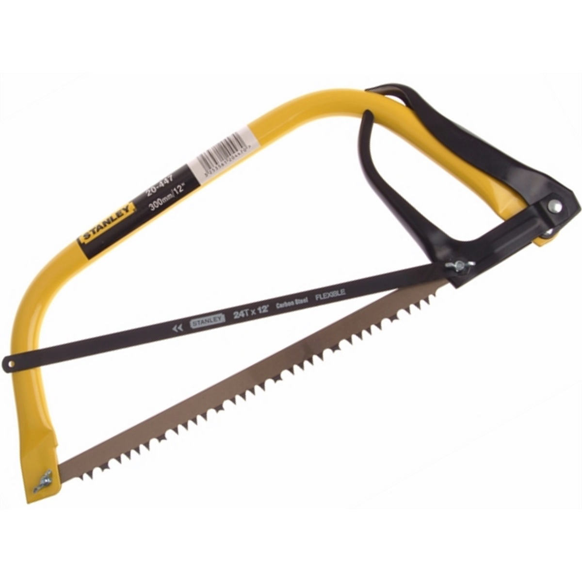 Stanley 1-20-447 Hack Bowsaw 300mm (12in) Plus Hacksaw Blade STA120447