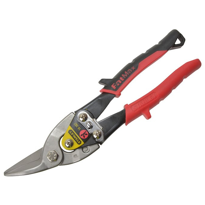 Stanley STA214562 Red Aviation Snips Left Cut 250mm (10in)