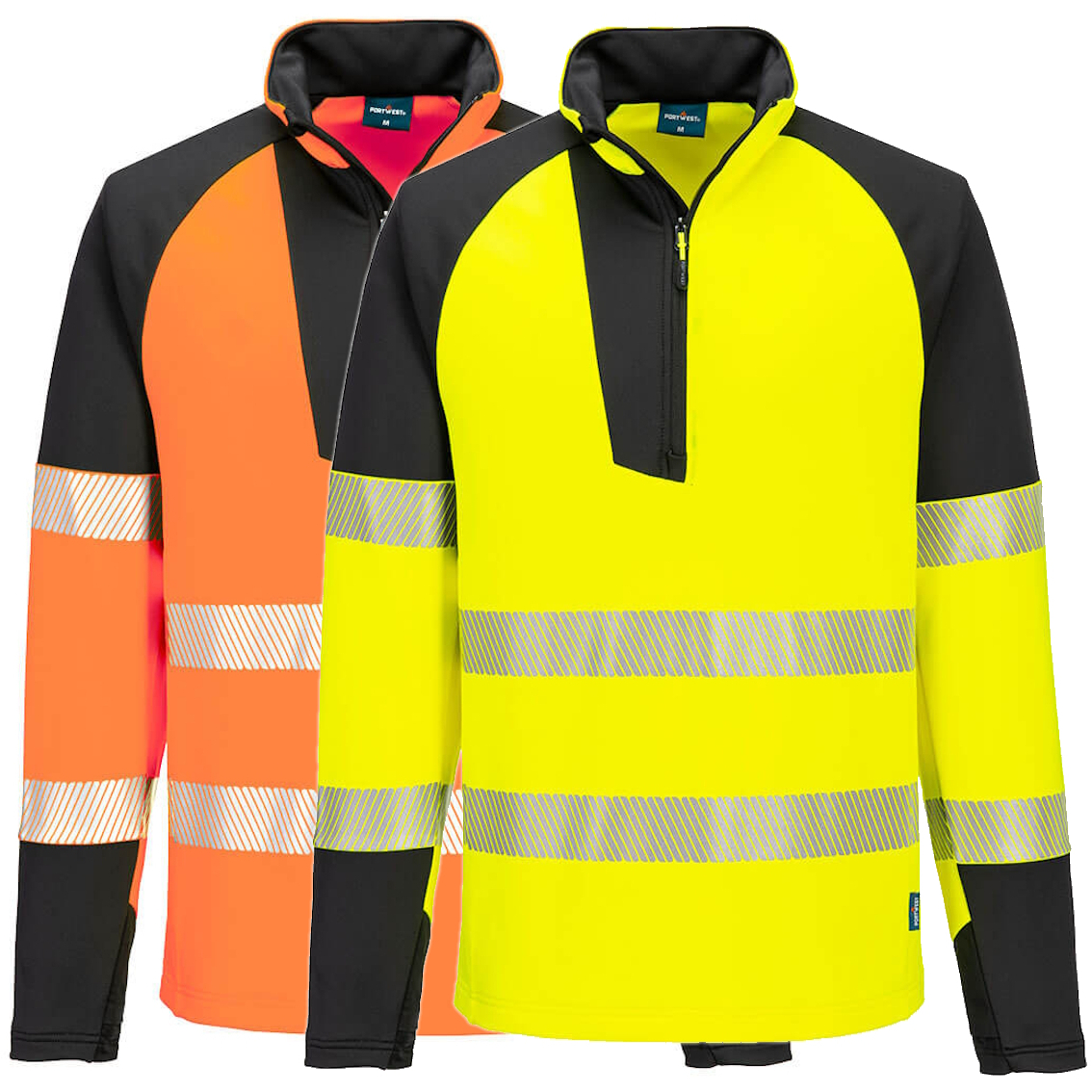 Portwest T172 PW3 Hi-Vis ¼ Zip Sweatshirt