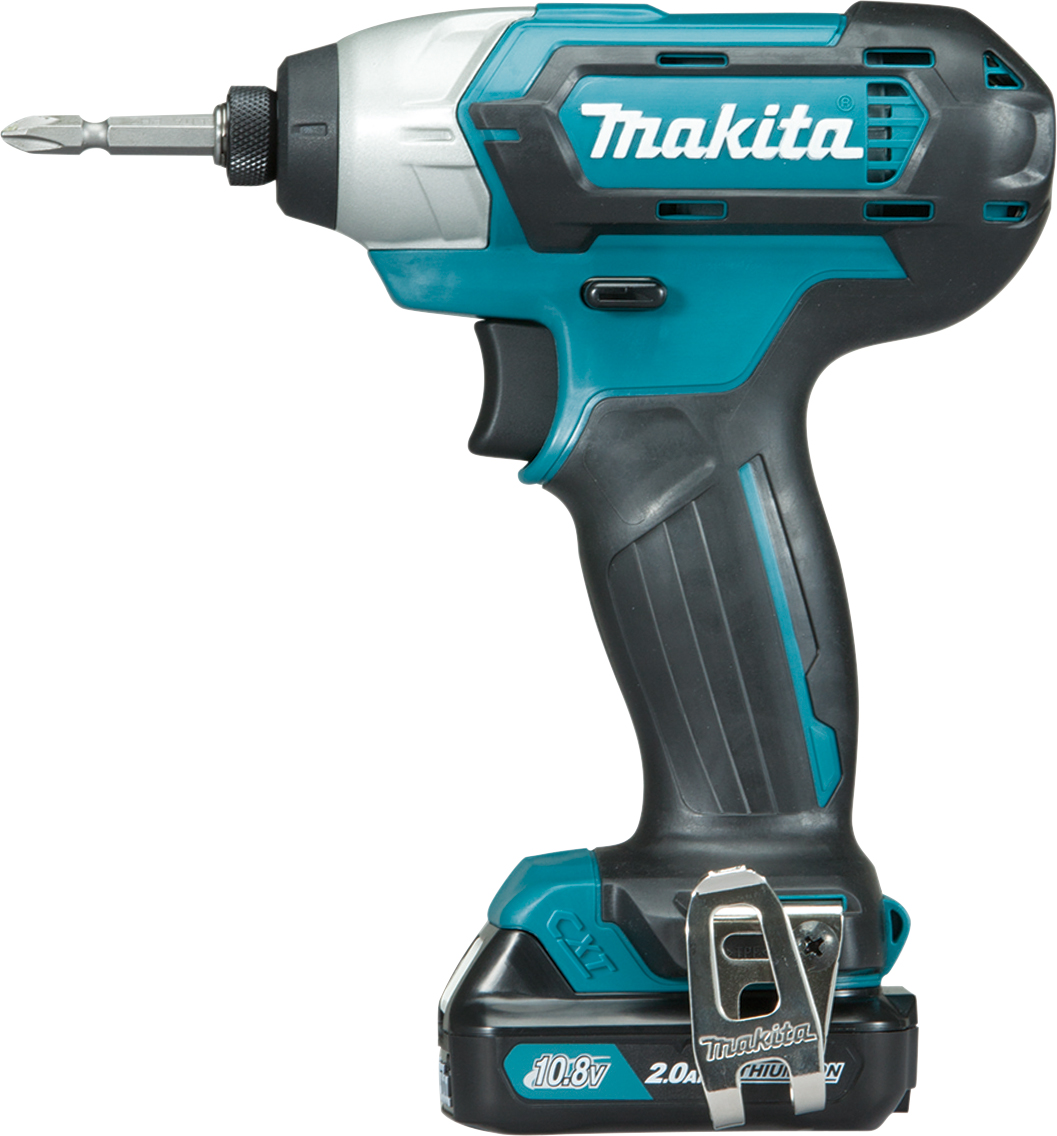 Makita TD110DWAE 12V CXT Impact Driver with 2x 2.0Ah Batteries and Charger in Case